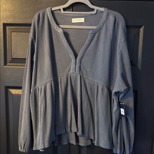 Lucky Brand Gray Women's Blouse